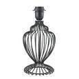 Leuchtenfuß Milly in Schwarz - Schwarz, LIFESTYLE, Metall (17,5/32,5cm) - MÖMAX modern living