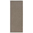 Flachwebeteppich Grace in Braun, ca. 80x200cm - Dunkelbraun, MODERN, Textil (80/200cm) - Mömax modern living