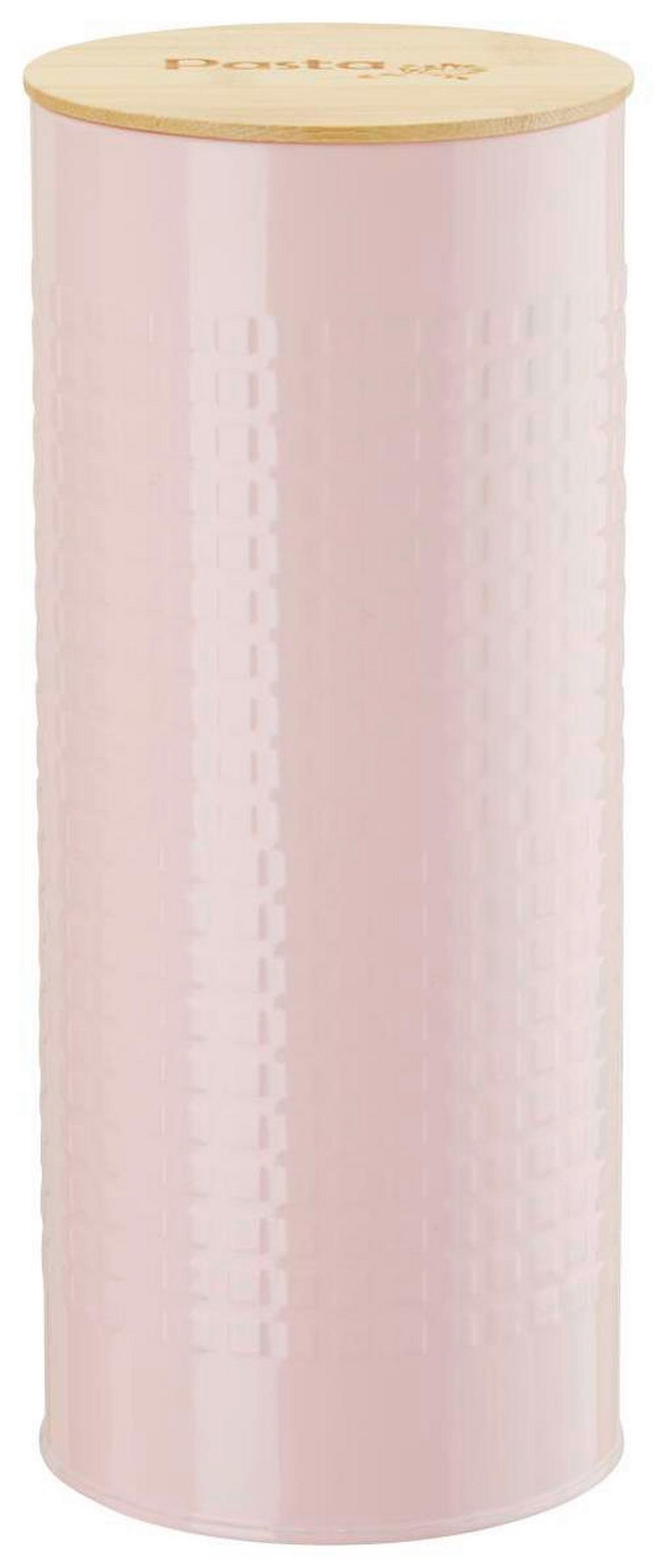 Ételtároló Doboz Stella - natúr/rózsaszín, Romantik / Landhaus, fa/fém (11/27cm) - Zandiara