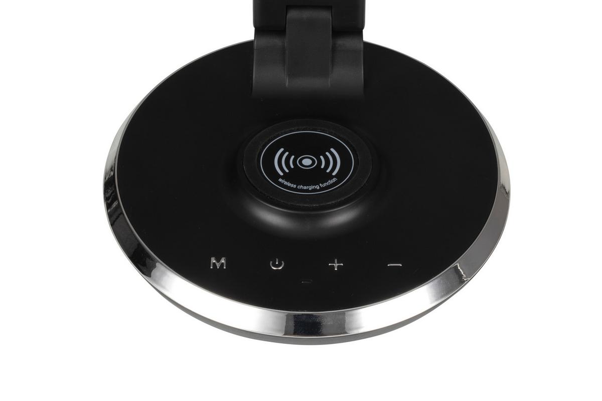 LAMPA BIURKOWA NEW CHARGE - czarny, Konventionell, tworzywo sztuczne (28/16/48,8cm) - Novel