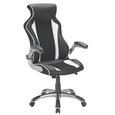 Chefsessel in Schwarz/Weiß - Schwarz/Weiß, MODERN, Holz/Kunststoff (72/117,5-125/70cm) - MÖMAX modern living