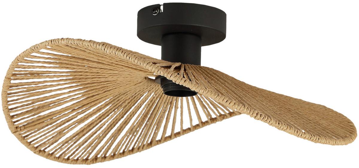 Stropna Svetilka Bli - črna, Moderno, papir/kovina (38/15cm) - Mömax