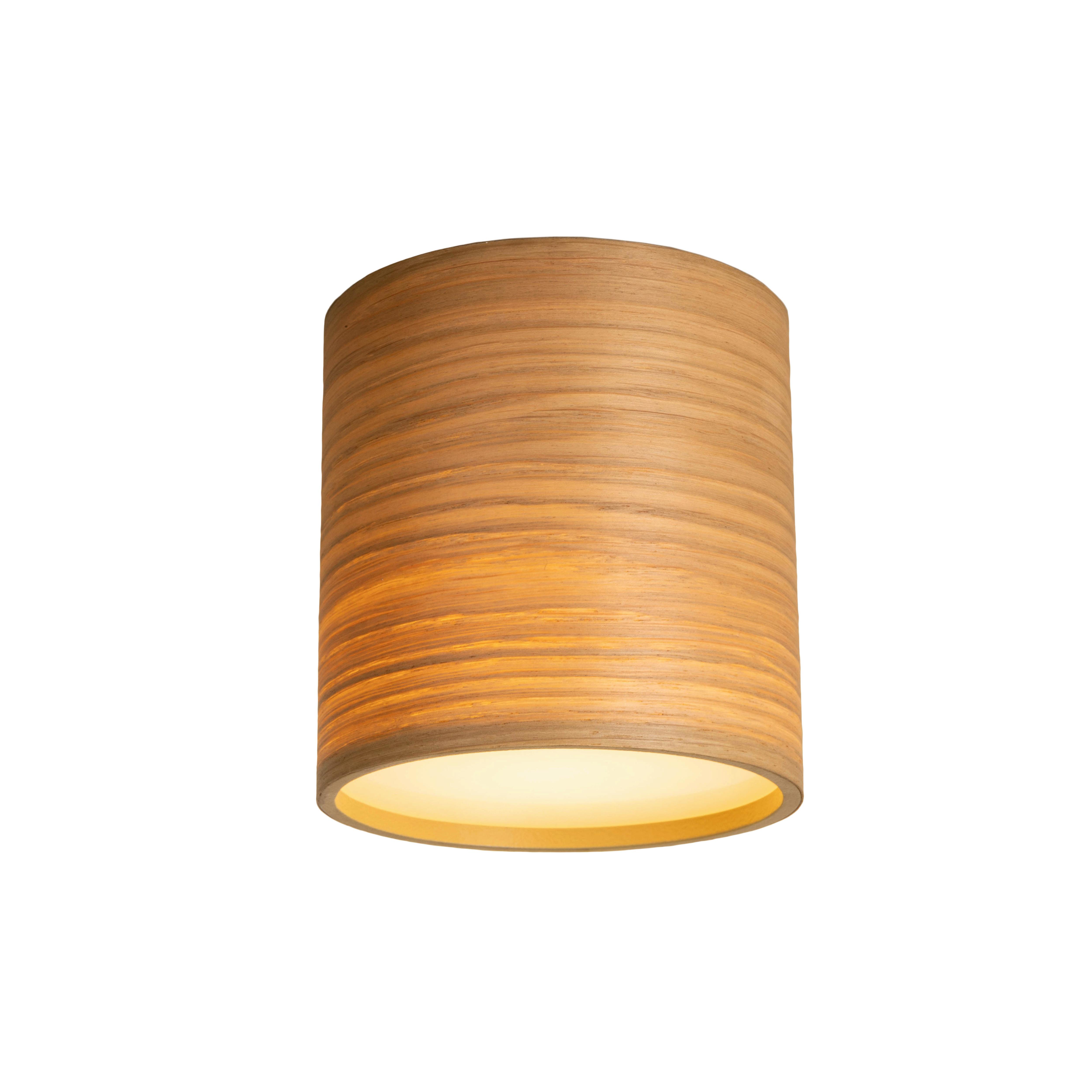 Deckenleuchte Bulgi in Naturfarben max. 10 Watt - Eichefarben, Konventionell, Holz/Kunststoff (11,5/12cm) - Modern Living