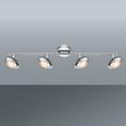 Strahler Gilles, max. 4x5 Watt - MODERN, Kunststoff/Metall (66/10/14cm) - Insido Strahler Gilles, max. 4x5 Watt - MODERN, Kunststoff/Metall (66/10/14cm) - Insido
