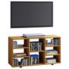 Tv Element Fetino, Bukev - črna/barve bukve, Moderno, umetna masa/leseni material (114/60/40cm) - MID.YOU