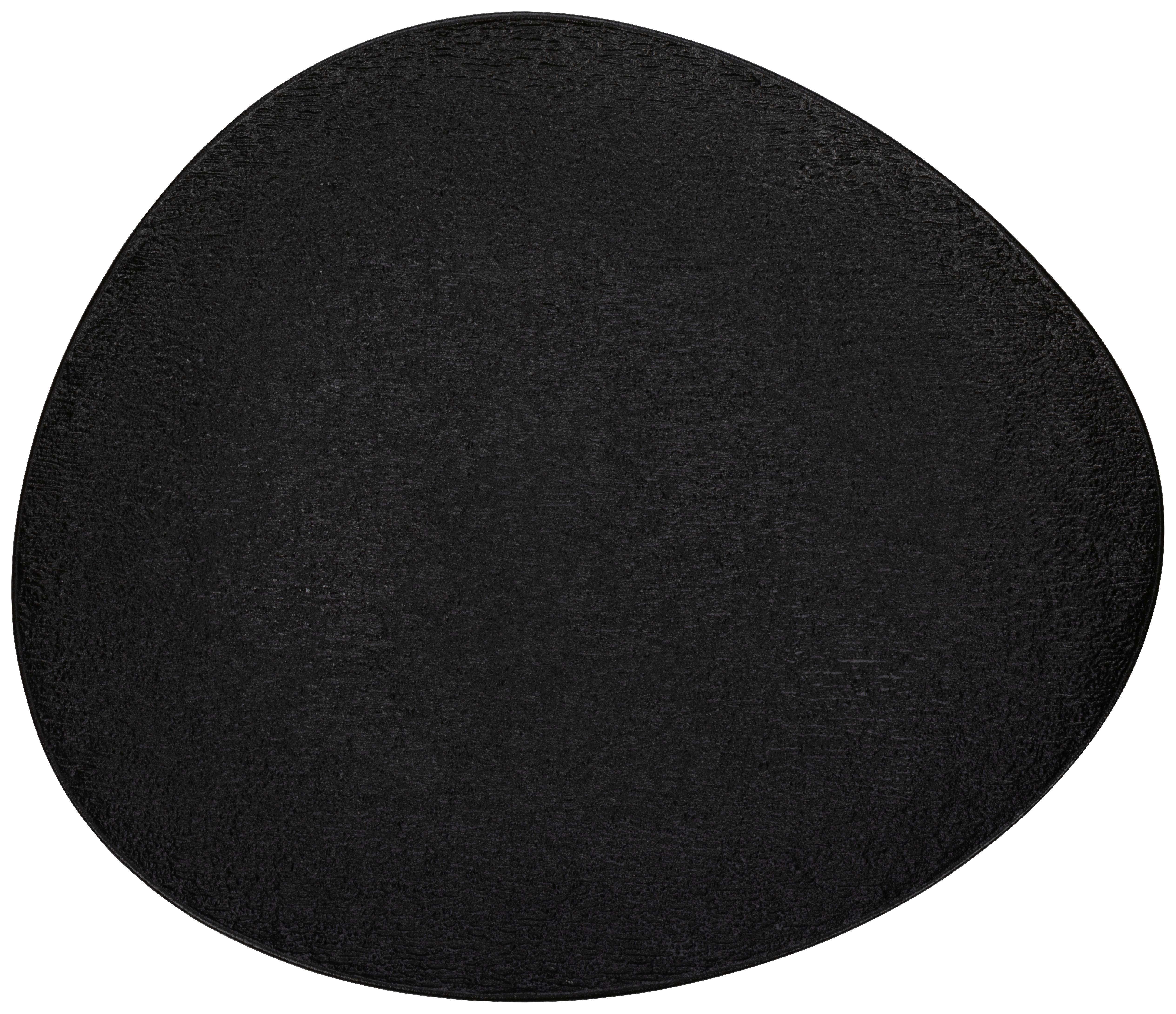 Servierplatte Haruki in Schwarz - Schwarz, Modern, Keramik (33,3/29/2,8cm) - Mömax