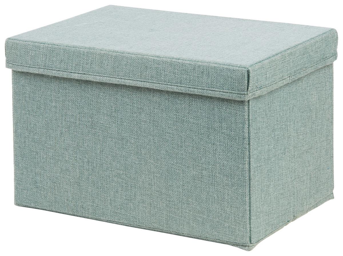 Cutie pliabilă Cindy - verde, Modern, carton/textil (38/26/24cm) - Mömax