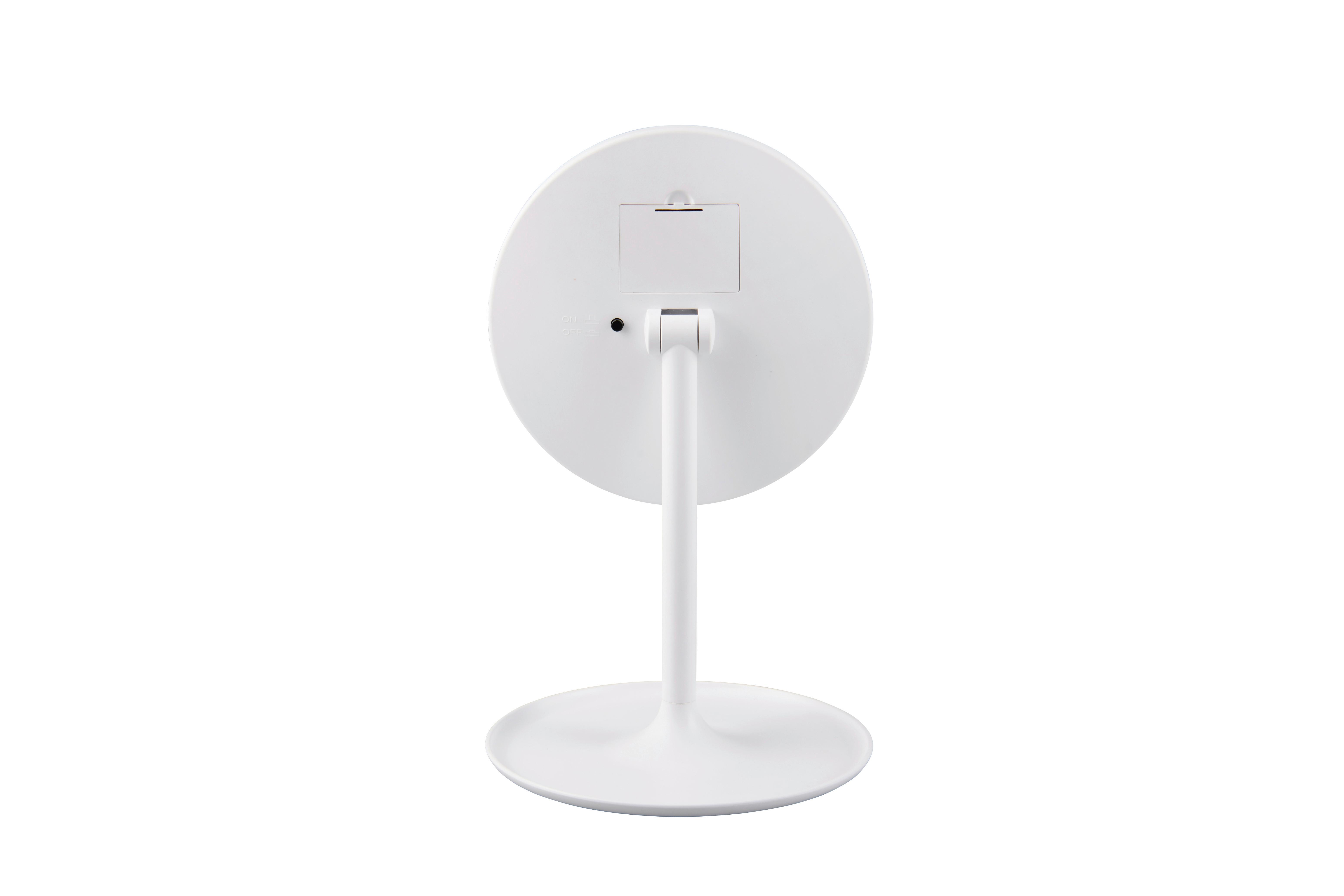 SMINKSPEGEL LIARA -SB- - vit, Modern, glas/plast (18/28,5cm) - Mömax