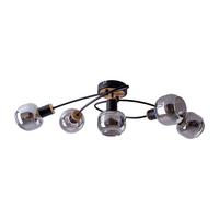 LAMPA SUFITOWA FUMOSO - naturalny/czarny, Design, metal/szkło (18,5cm) - Näve