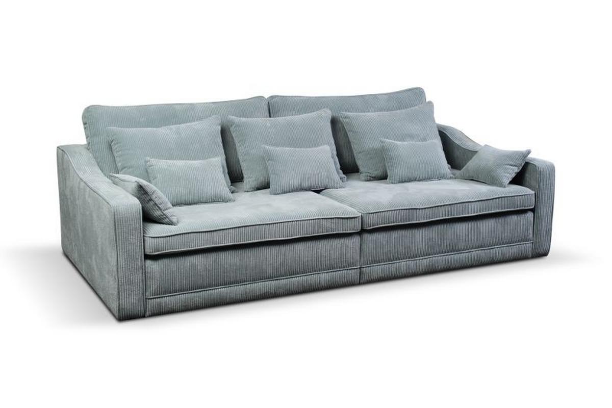 Canapea Bigsofa EVORA - verde, Modern, textil (276/71-92/137cm) - Modern Living