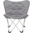 Gartenstuhl Cesia - Hellgrau, MODERN, Kunststoff/Textil (70/82/42cm) - Modern Living Gartenstuhl Cesia - Hellgrau, MODERN, Kunststoff/Textil (70/82/42cm) - Modern Living