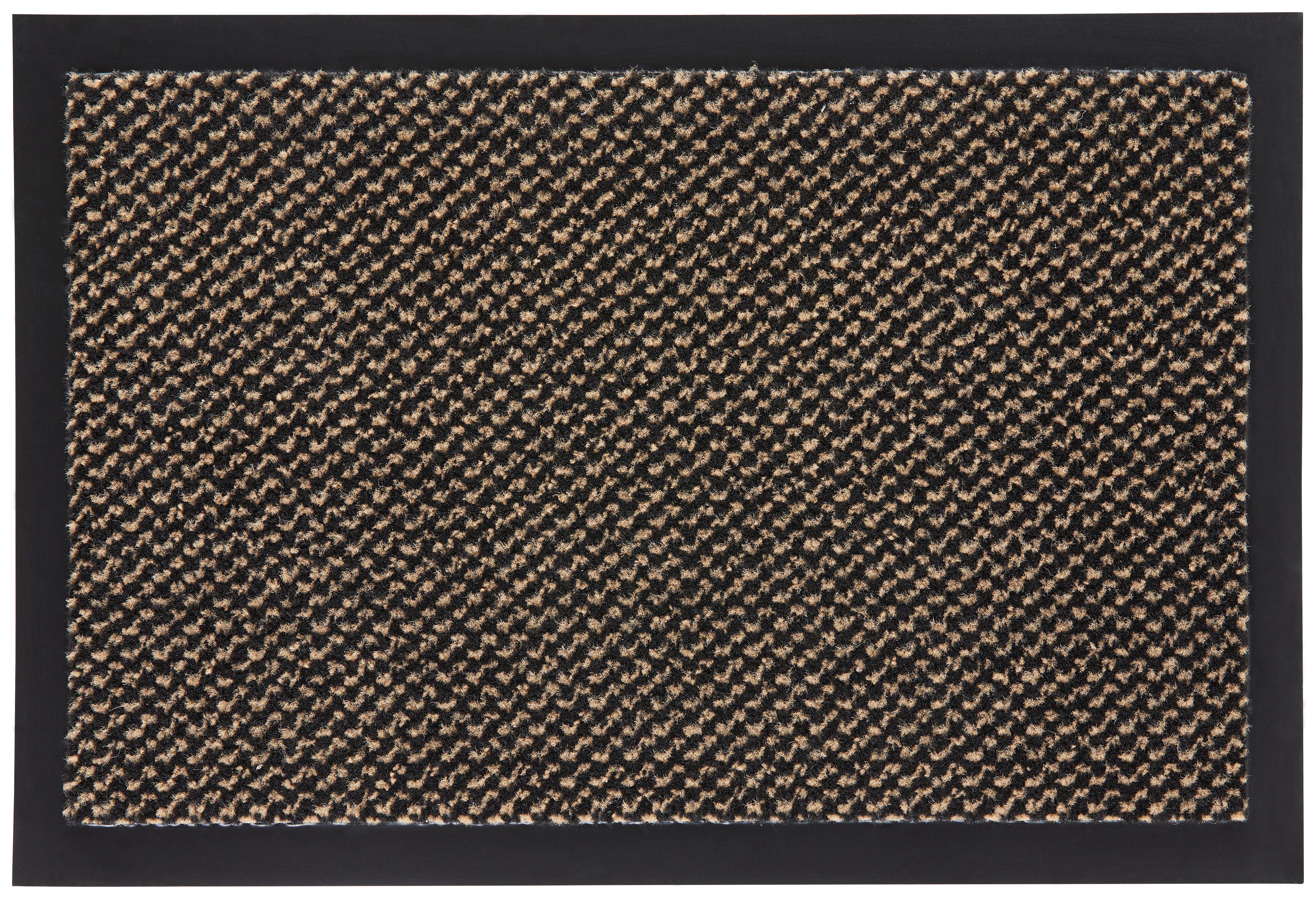Predpražnik Hamptons 1 - črna/bež, Konvencionalno, tekstil (40/60cm) - Modern Living