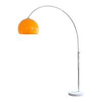 Svetilka V Obliki Loka Bogen - srebrne barve/bela, Design, kamen/kovina (155/208/40cm) - P & B