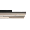 LED-TAKLAMPA PANI - svart/ekfärgad, Modern, metall/trämaterial (72/26,5/5,5cm) - Mömax