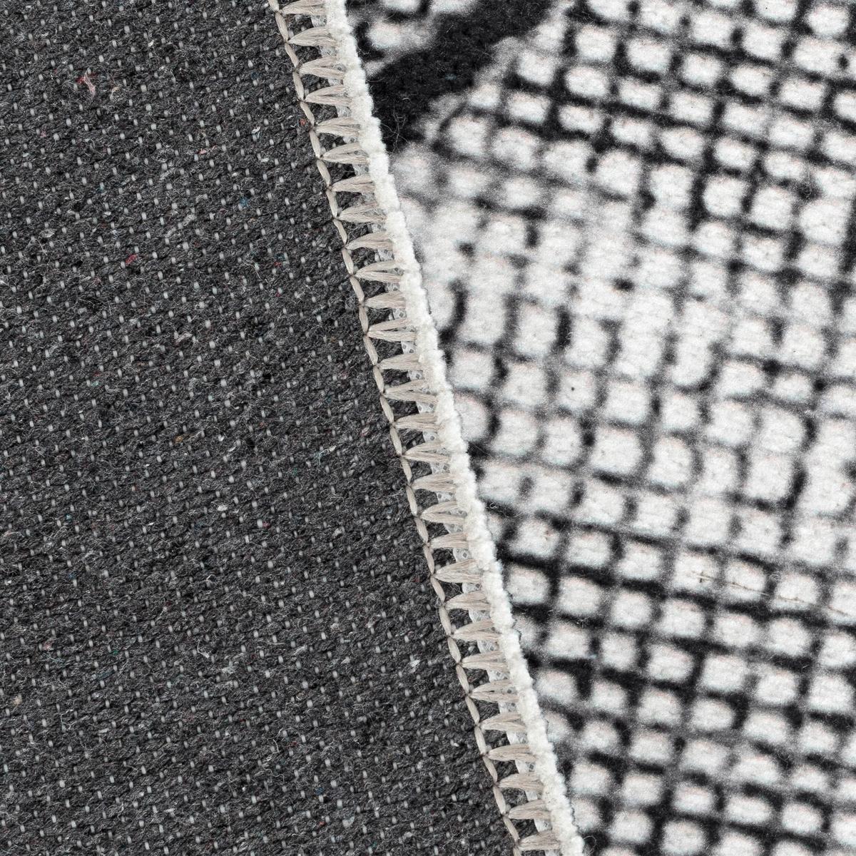 Webteppich Fabius in Grau ca. 160x230cm - Grau, Natur, Textil (160/230cm)