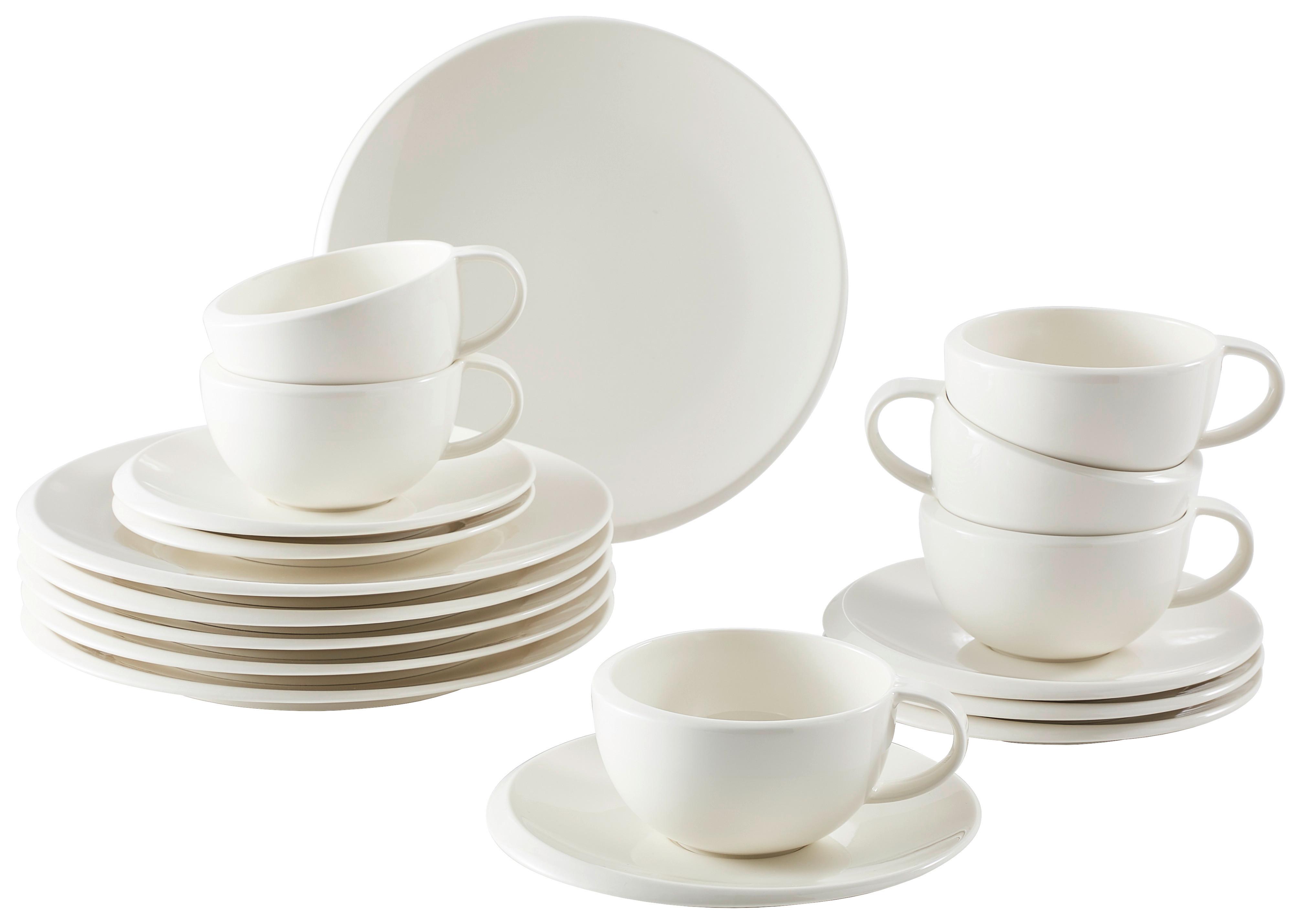 SERWIS KAWOWY NEW MOON VILLEROY & BOCH - biały, Konventionell, ceramika - Villeroy & Boch