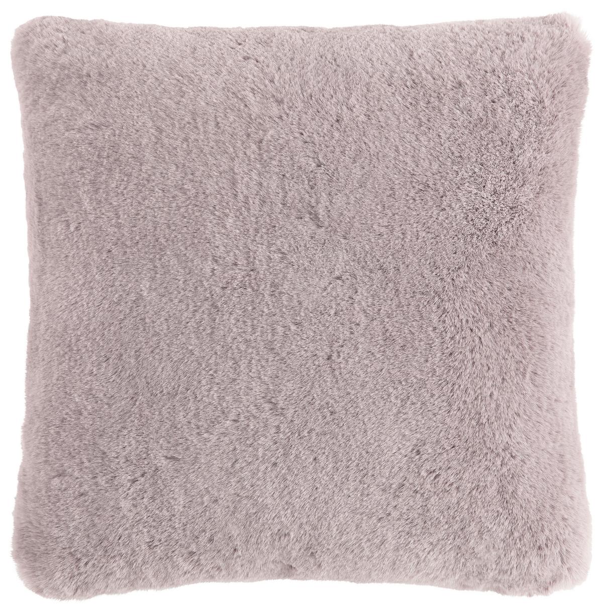 Műszőrme Díszpárna Liz 45/45 - lila, Modern, textil (45/45cm) - Premium Living