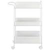 RULLVAGN ANCONA -EXKLUSIV- -SB- - vit, Modern, metall/plast (52/72/28cm) - Mömax
