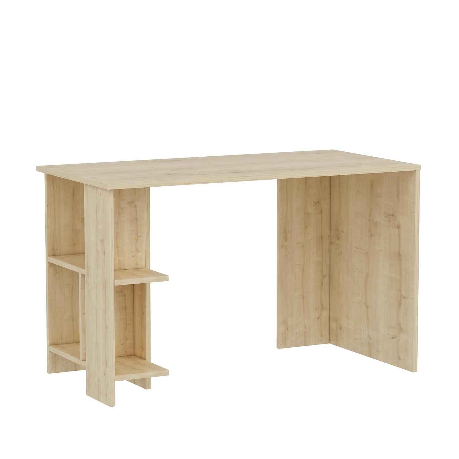 Schreibtisch Alya Eichefarben ca. 120x70x73cm - Eichefarben, Design, Holzwerkstoff (120/60/73cm) - Livetastic