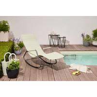 Sienna Garden Relaxliege ca.57x81x143cm Grün - Grün, KONVENTIONELL, Kunststoff/Textil (57/81/143cm) - Siena Garden