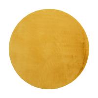 Műszőrme Caroline 120cm - currysárga, Modern, textil (120cm) - Mömax