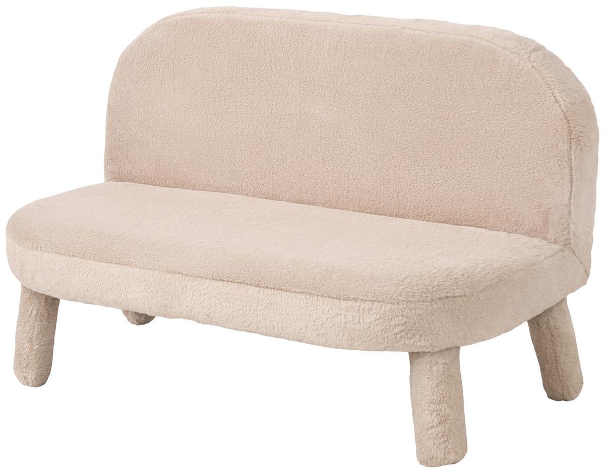 Kindersitzbank Corto Beige - Beige, MODERN, Holz/Textil (80/48/45cm) - Mömax