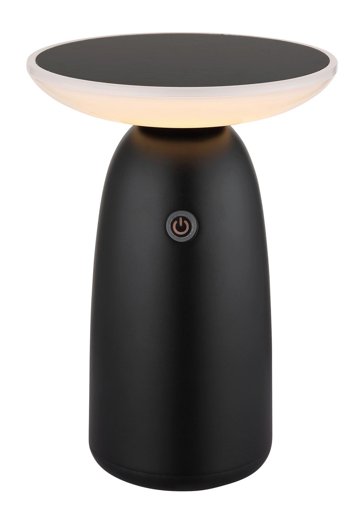 Solarleuchte 36625s  Solar - Opal/Schwarz, Design, Kunststoff/Metall (16/22,5cm) - Globo