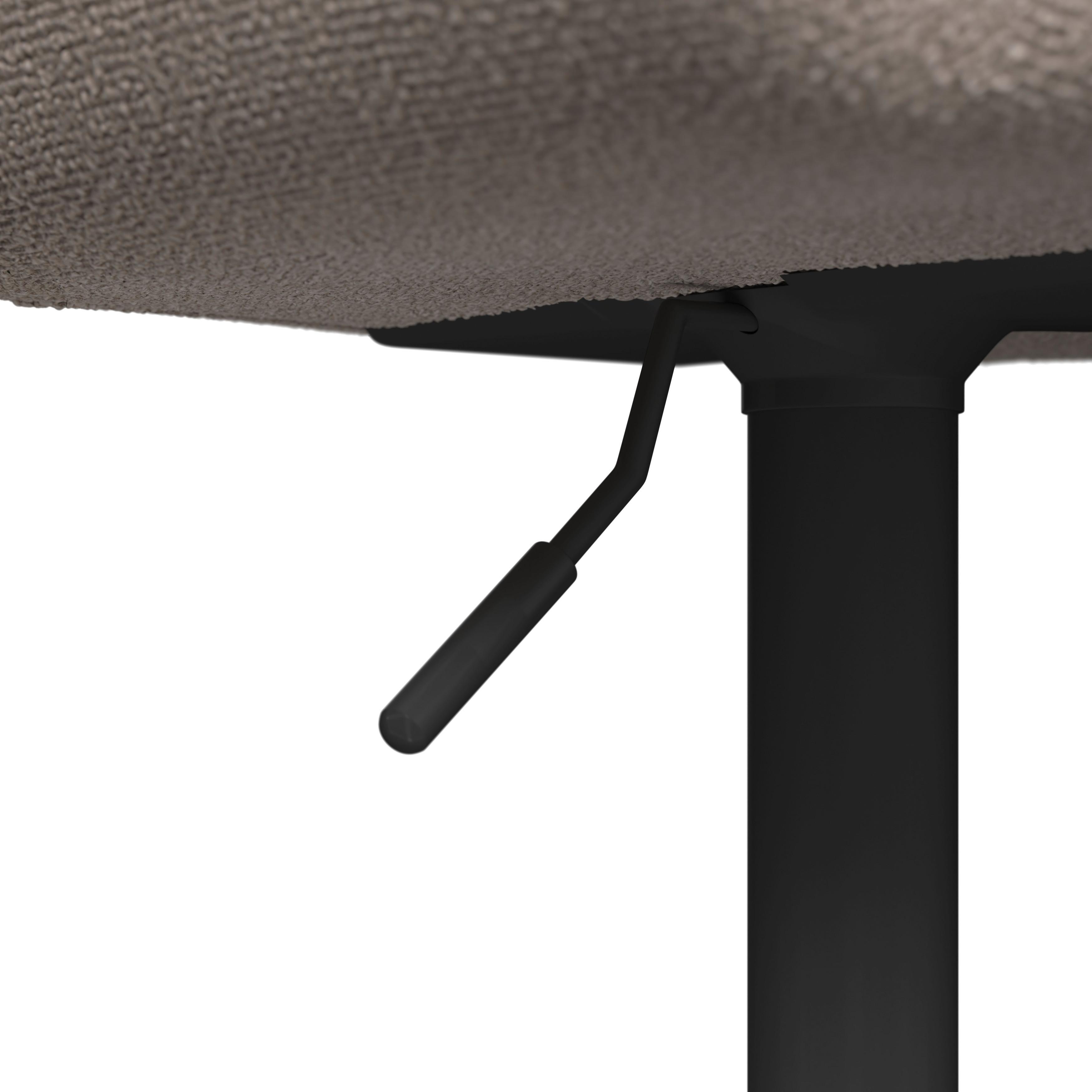 BARPALL TAMI - svart/cremefärgad, Modern, metall/trä (46/107/51cm) - Bessagi Home