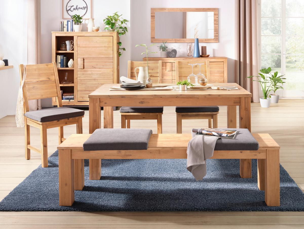 Klemmkissen Grau ca. 45x08x45cm - Grau (45/08/45cm) - Zandiara