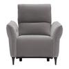 RELAXSESSEL CAPE TOWN - Dunkelgrau/Schwarz, MODERN, Holz/Textil (95/99/92cm) - Mömax