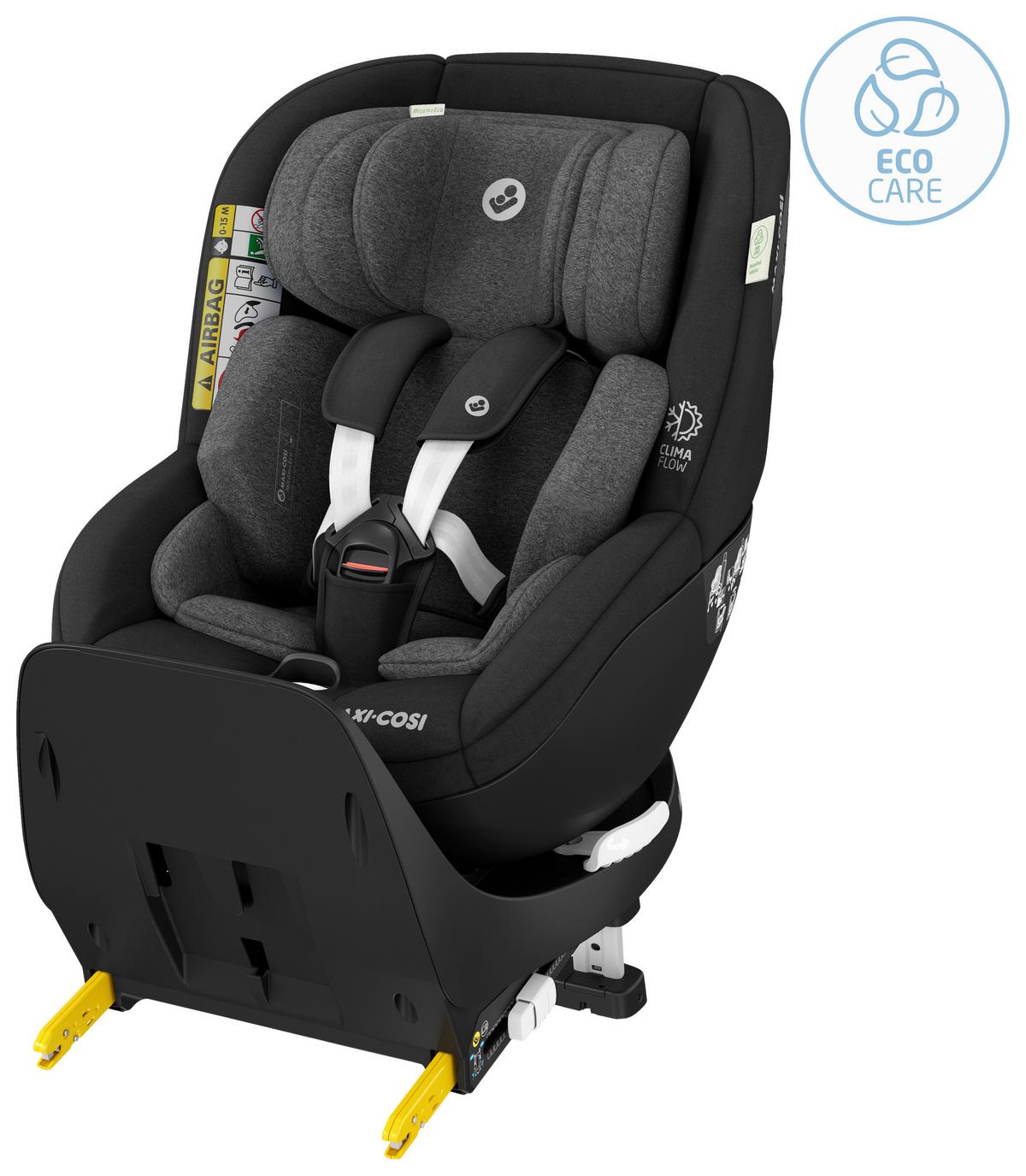 DZIECIĘCY FOTELIK SAMOCHODOWY 8515671110 MICA PRO ECO - czarny, Basics, tworzywo sztuczne/metal (44,2/64,8/68,3cm) - Maxi-Cosi