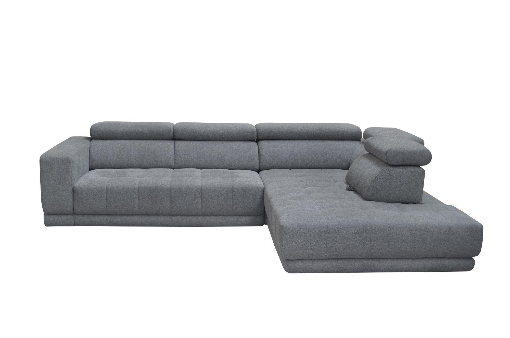 Kutna Garnitura Portland - siva/crna, Konvencionalno, tekstil/plastika (321/78-98/230cm) - Mömax