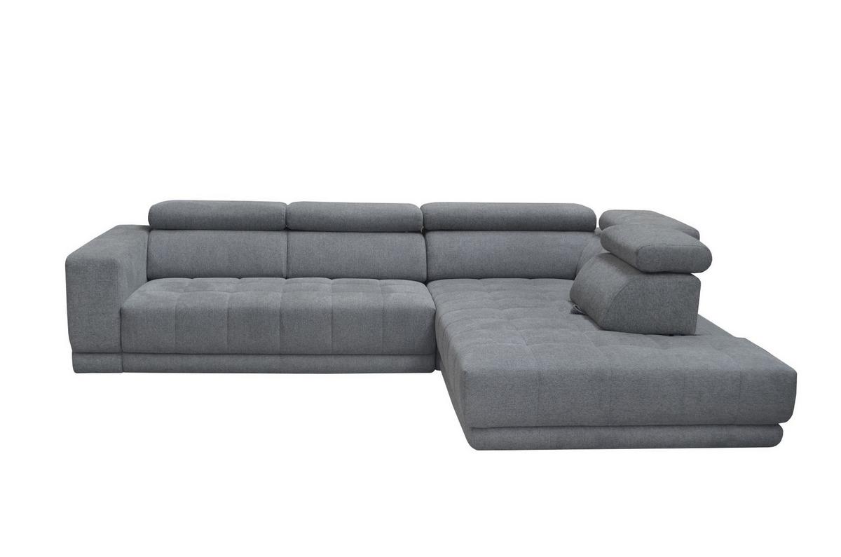 Kutna Garnitura Portland - siva/crna, Konvencionalno, tekstil/plastika (321/78-98/230cm) - Mömax