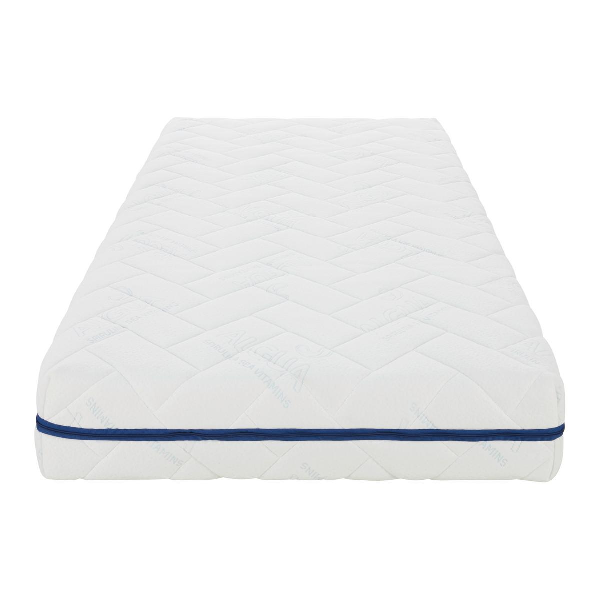Wendematratze Algua H3/H4 ca. 140x200cm - Weiss, Textil (140/200cm) - Nadana
