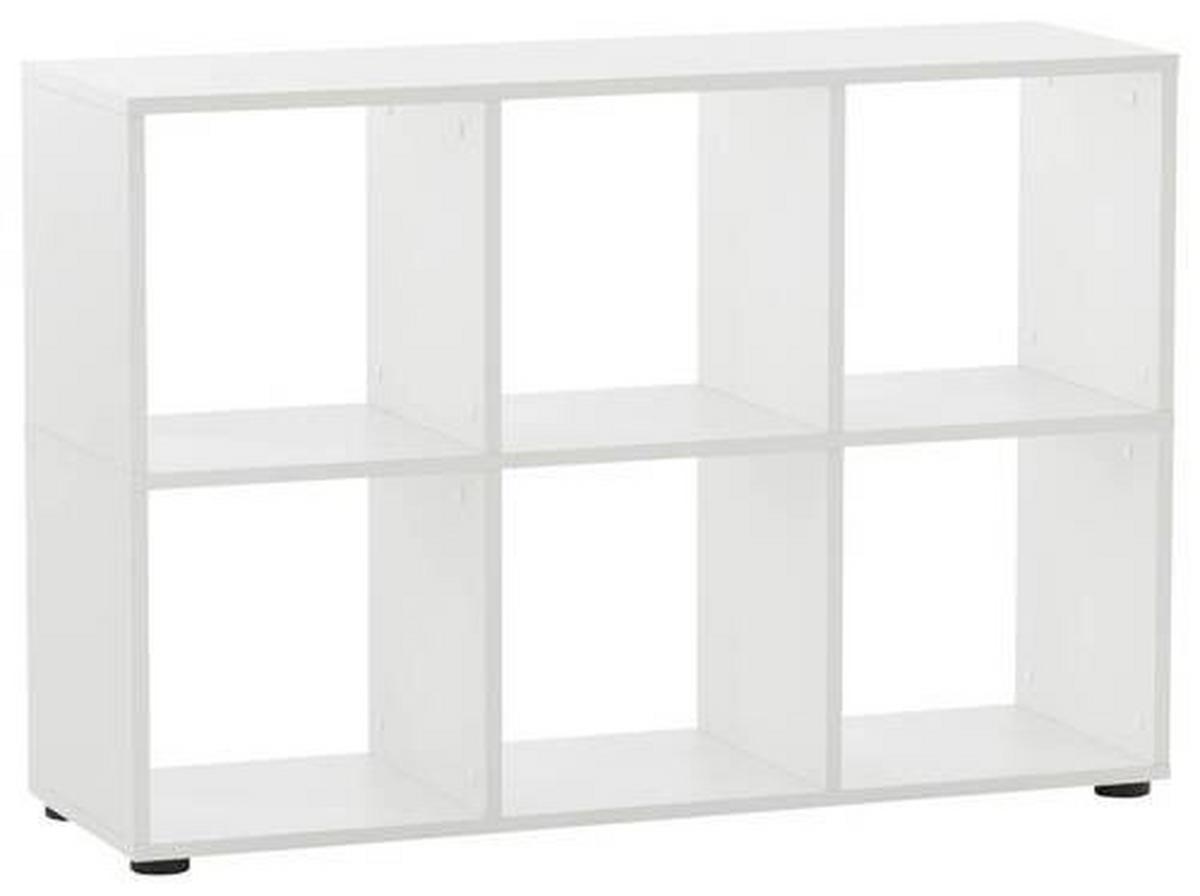 Schreibtisch Weiß - Weiß, MODERN, Holzwerkstoff (121,6/150/73,6cm) - MID.YOU