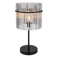 Veioză Gorley - negru, sticlă/metal (30/54,5cm)