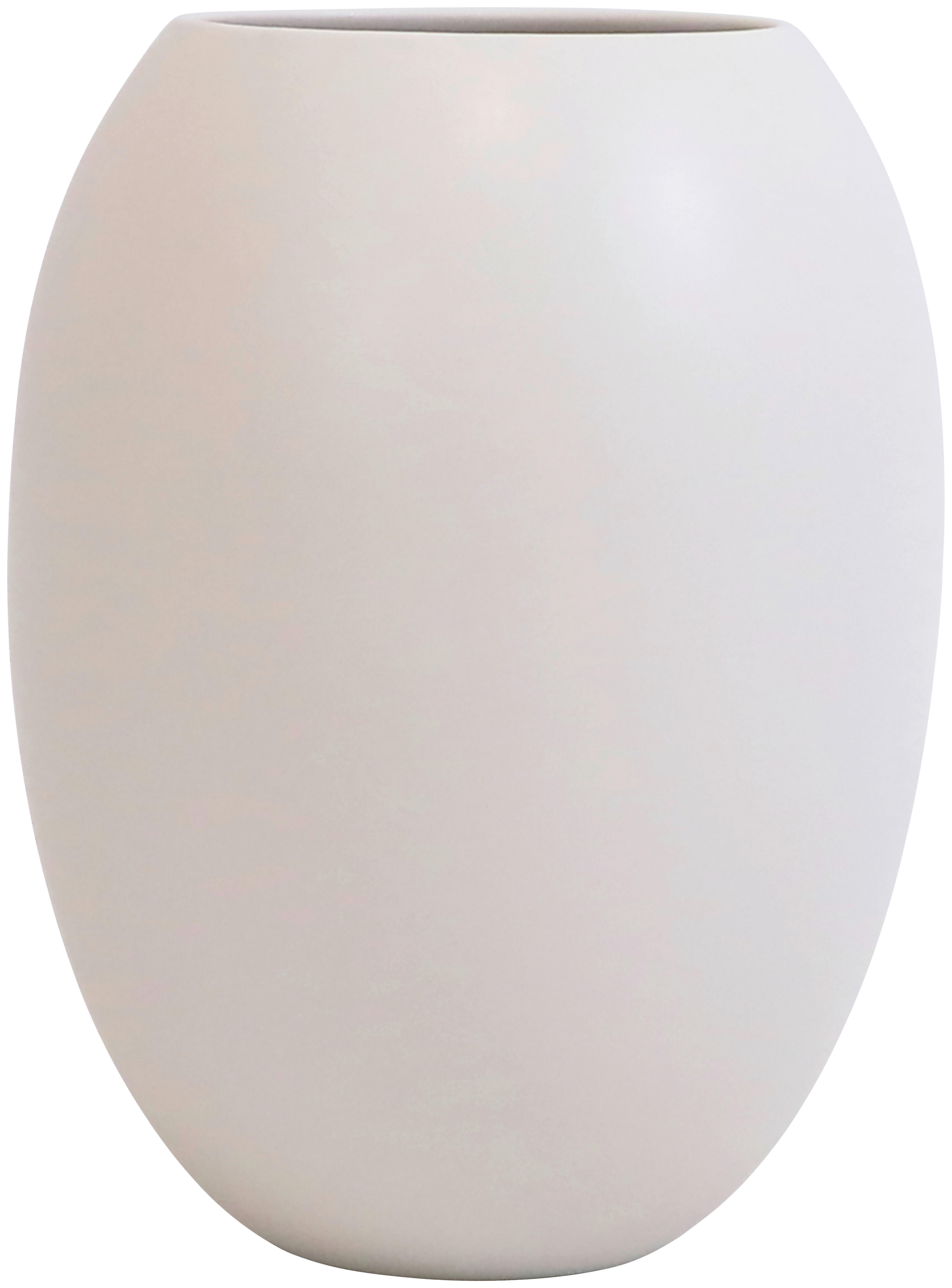Vase Marraquexe Beige - Beige, Keramik (21/28cm) - Premium Living