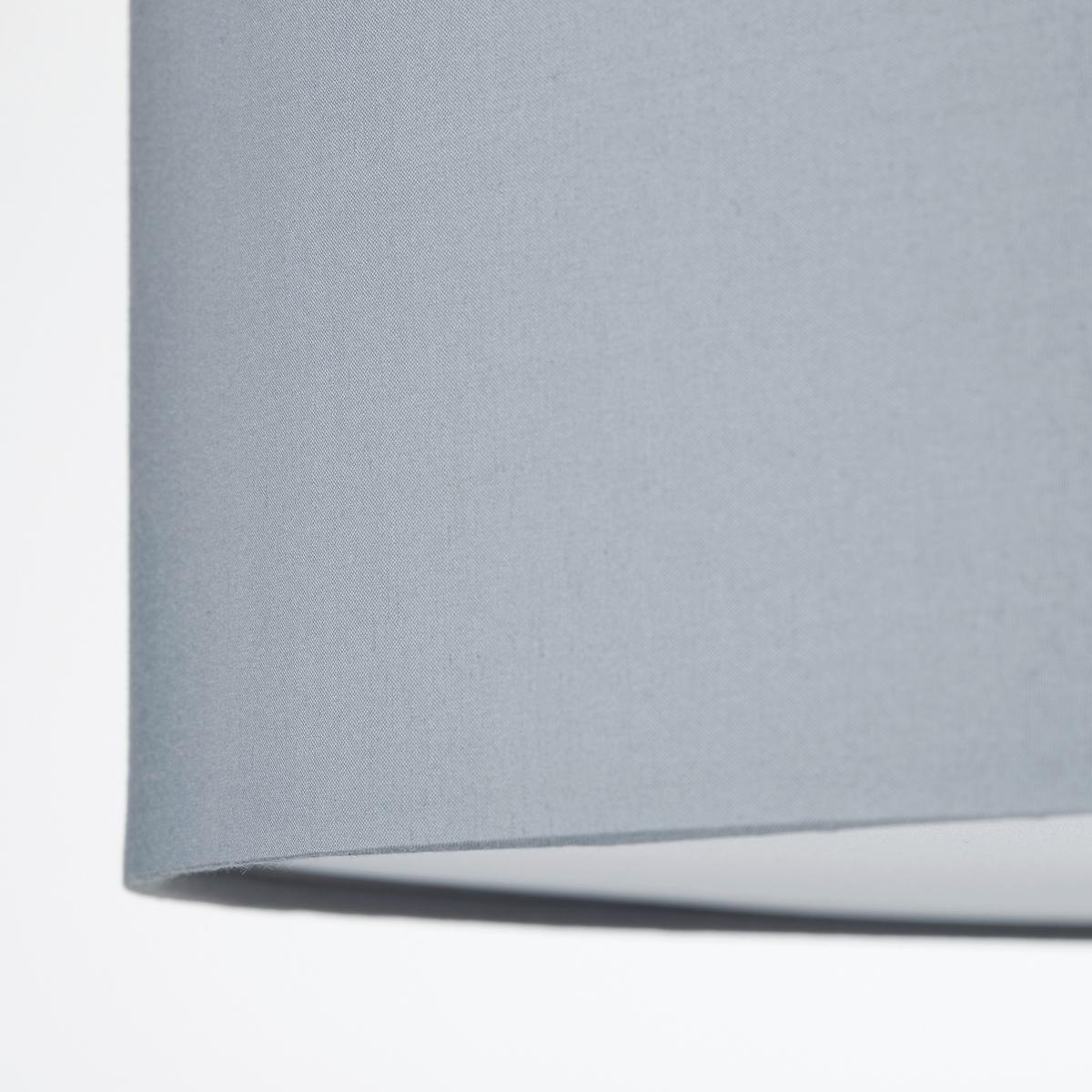 Deckenleuchte Andria in Hellgrau max. 60 Watt - Chromfarben/Hellgrau, Design, Textil/Metall (60/26,5cm) - Brilliant