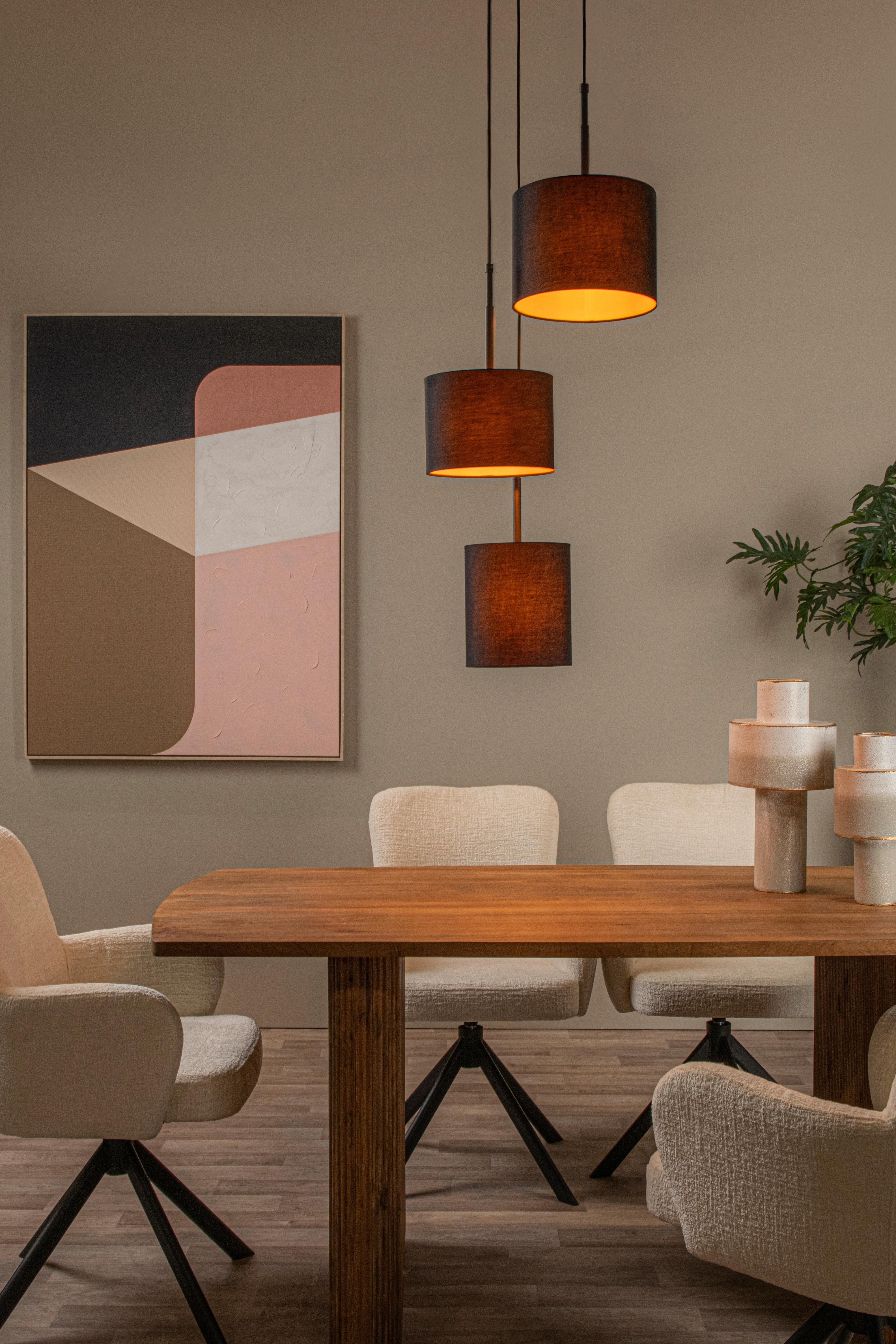 LAMPA WISZĄCA 45409/13/30 MAYA - Lifestyle, tkanina (46/46/177cm) - Lucide