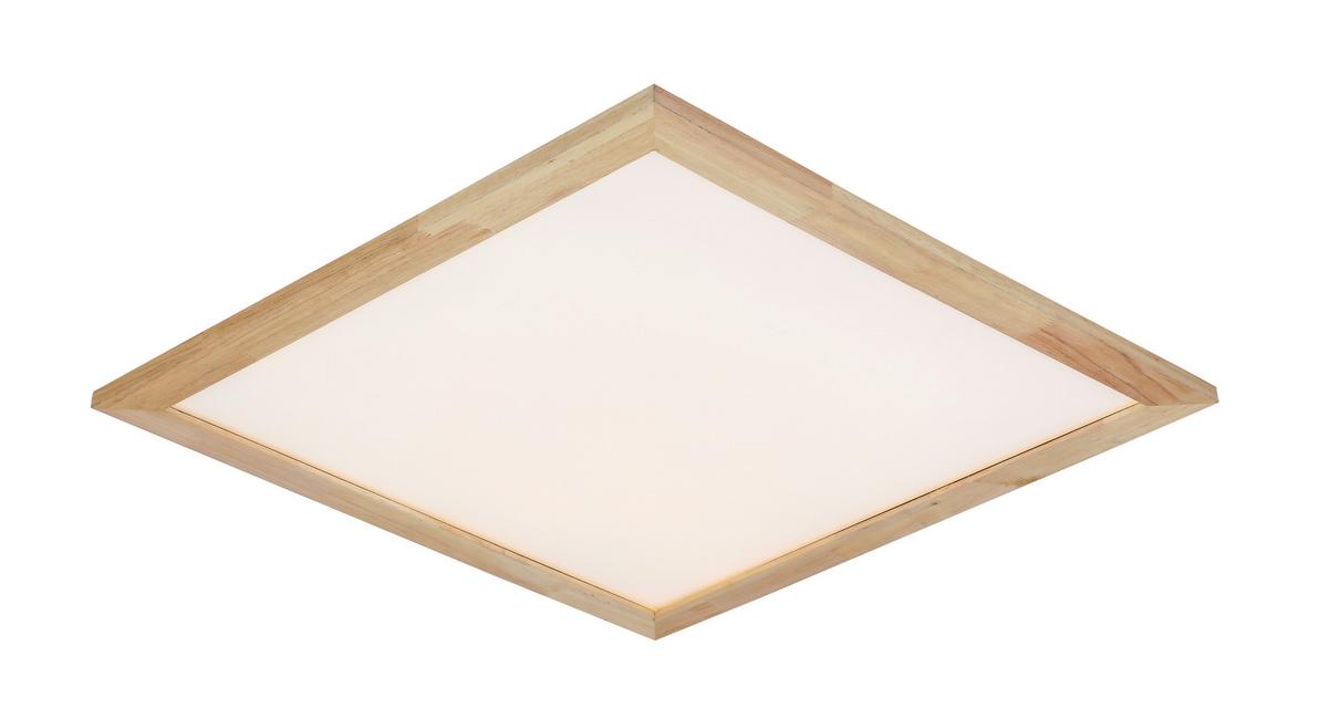 LAMPA SUFITOWA LED COURTNEY - kolor naturalny/biały, Modern, tworzywo sztuczne/metal (60/4,5/60cm) - Bessagi Home