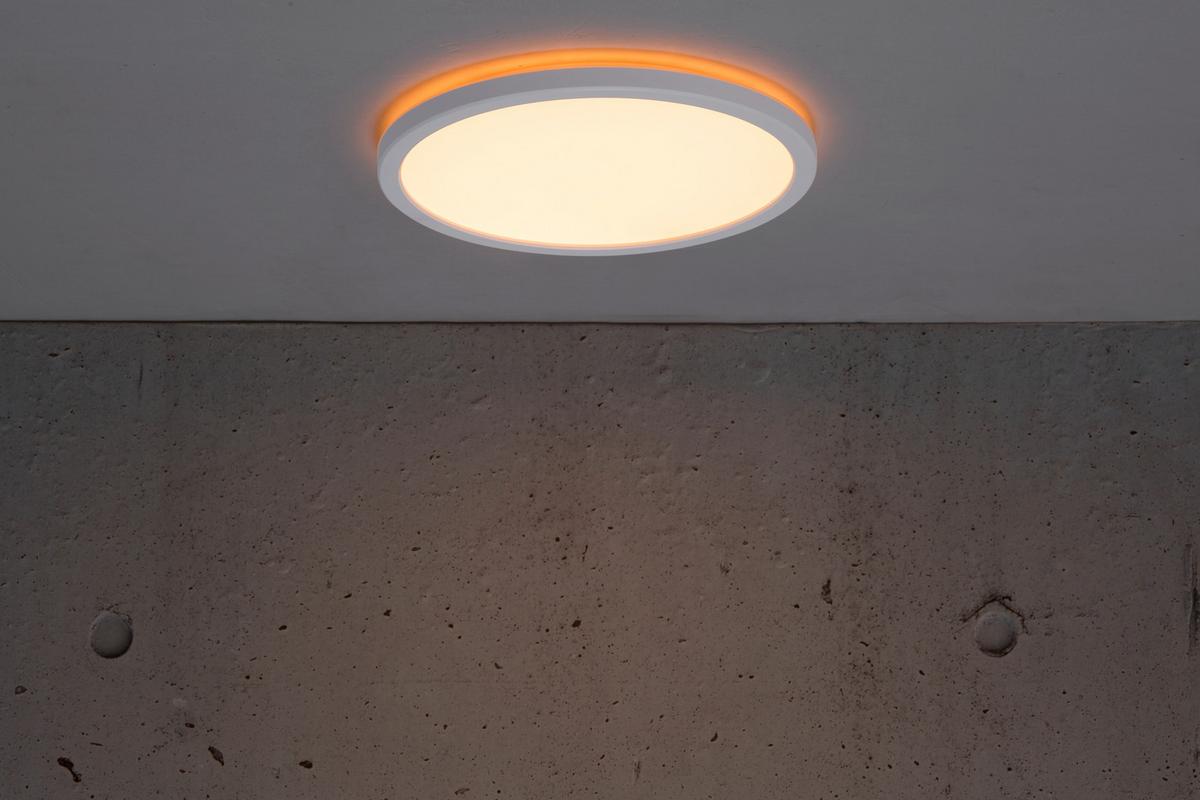 LAMPA SUFITOWA 47246001 OJA 24 ON/OFF - biały, Konventionell, tworzywo sztuczne (24,4/2,3cm) - Nordlux