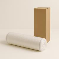 Komfortschaummatratze Wave H3+H4 ca. 90x200cm - Weiß, Textil (90/200cm) - Nadana