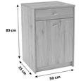 KOMODA 4-YOU - hrast/krom, umetna masa/leseni material (50/85,4/34,6cm) - Mömax modern living KOMODA 4-YOU - hrast/krom, umetna masa/leseni material (50/85,4/34,6cm) - Mömax modern living
