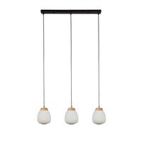 Függőlámpa 31411-3na - fekete/fehér, Basics, üveg/fém (20/15/78,5cm)