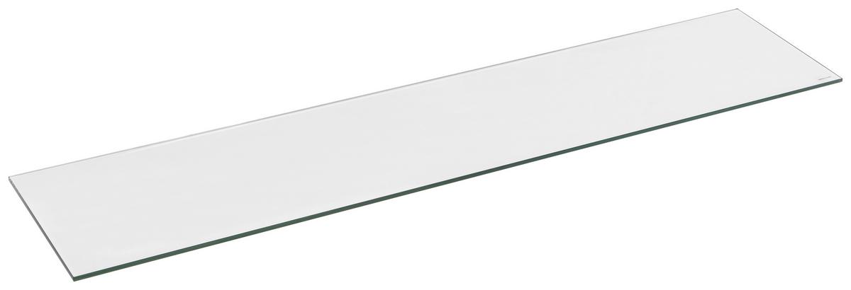 Stenska Polica Galileo 3, Kaljeno Steklo, 80x20 Cm - prozorno, Moderno, steklo (80/0,8/20cm)