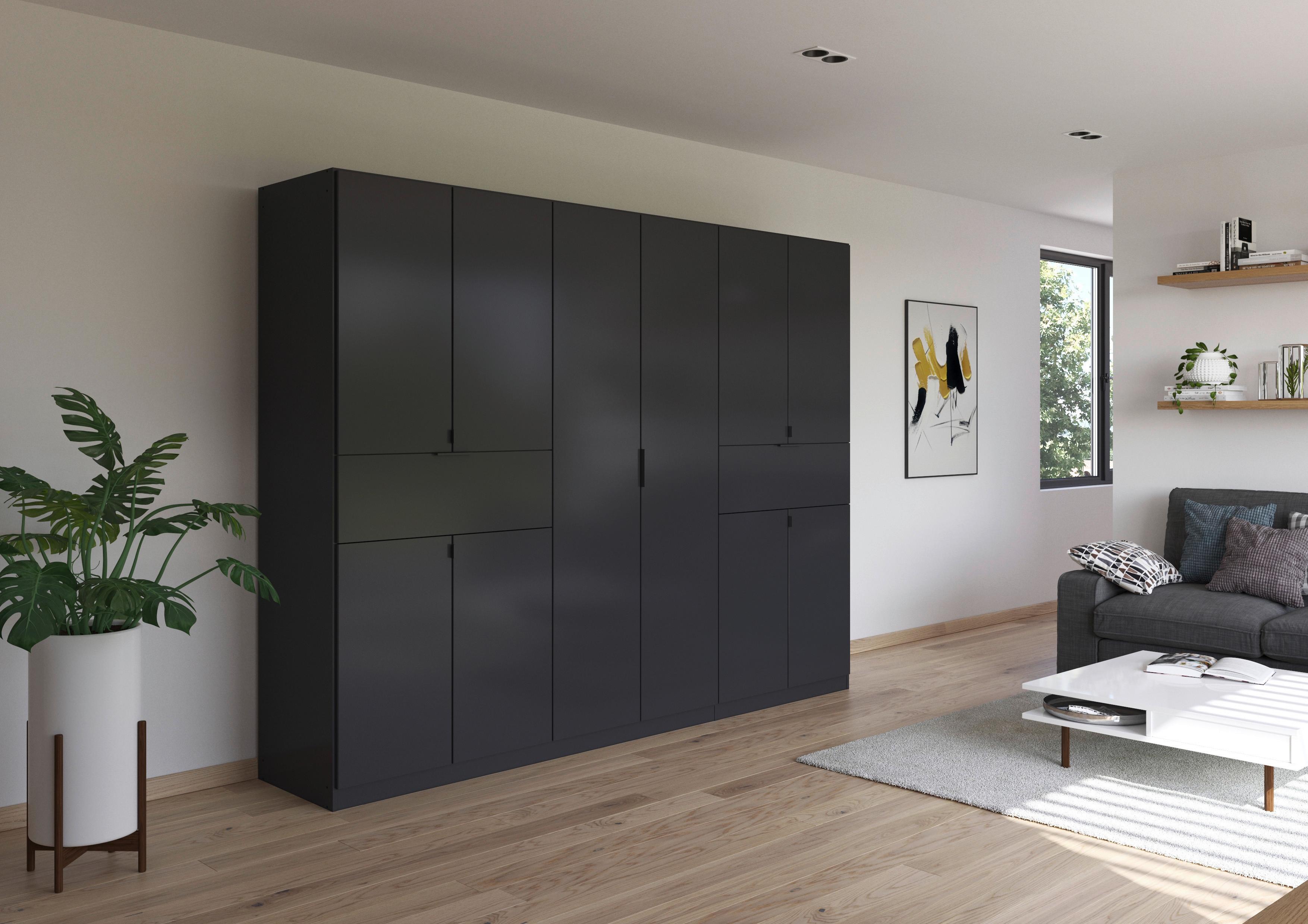 Ormar S Klasičnim Vratima Ticao - siva, Moderno, drvni materijal/metal (271/210/54cm) - Modern Living