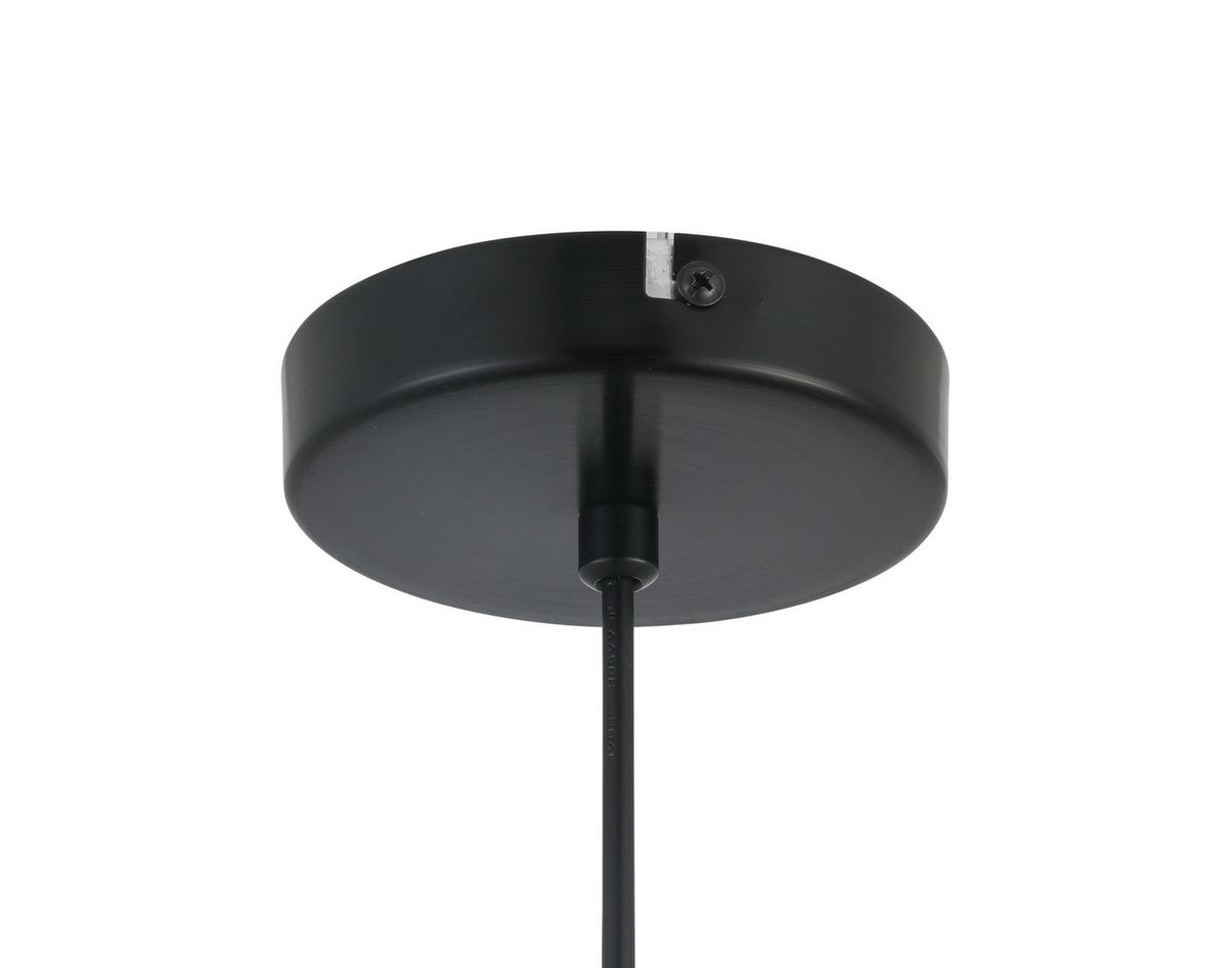 LAMPA WISZĄCA SMOKEY *DK* - antracytowy/kolor chromowy, Lifestyle, metal/szkło (30/120cm) - Dieter Knoll