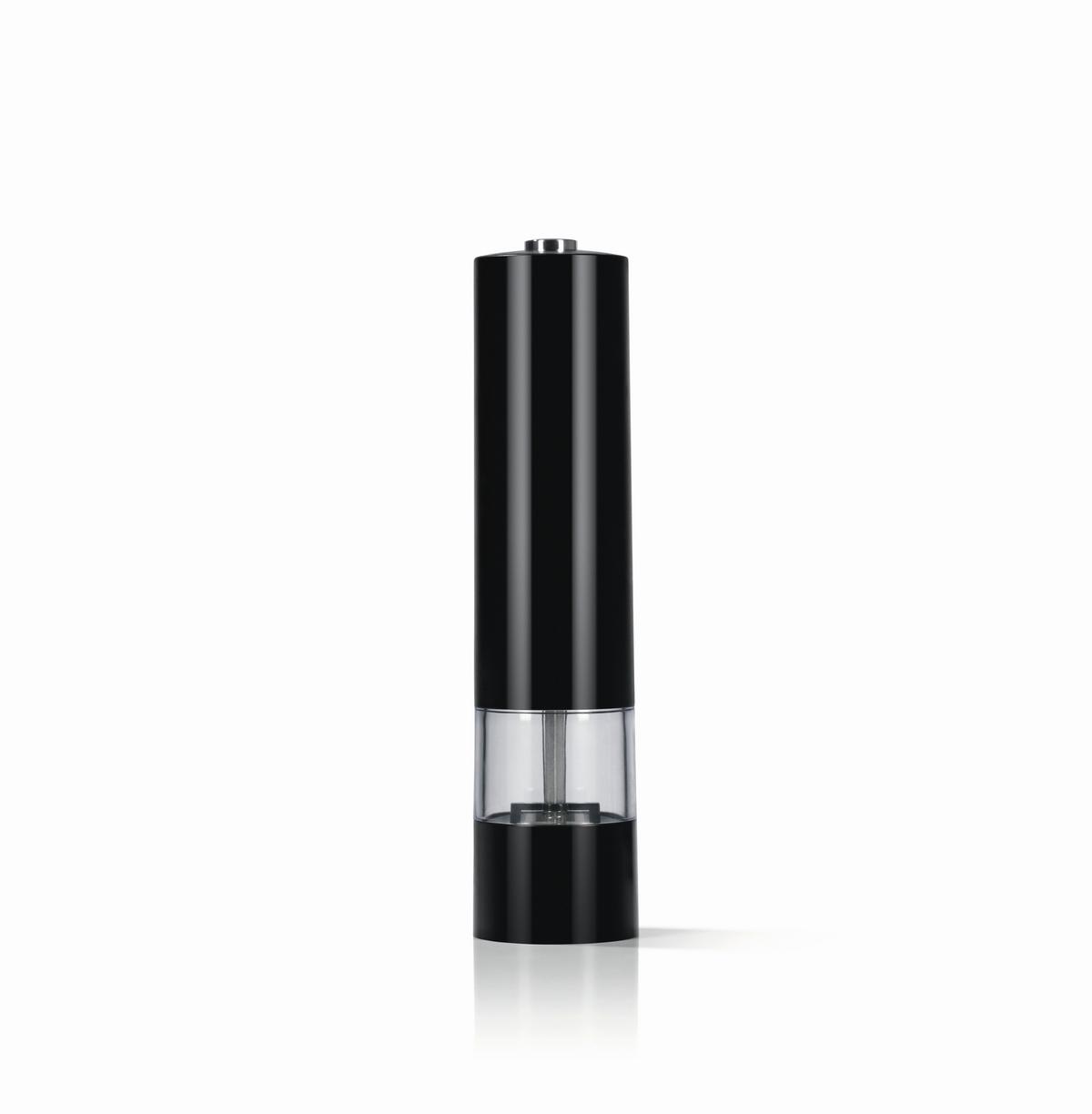 MŁYNEK ELEKTRYCZNY SÓL/PIEPRZ 07880 - czarny/biały, Basics, tworzywo sztuczne/ceramika (5,2/22,5cm) - GOURMETMAXX