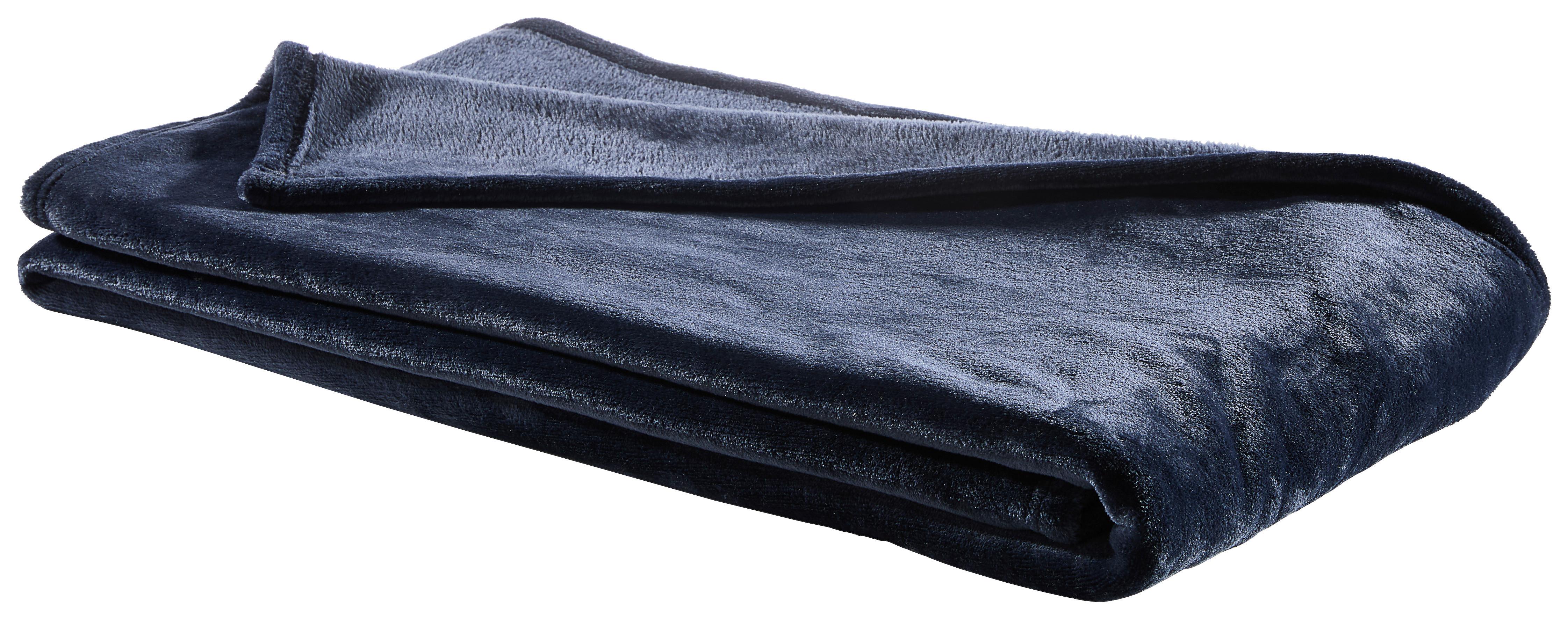 KOC DOMOWY LUNA - ciemnoniebieski, Konventionell, tkanina (140/190cm) - Novel