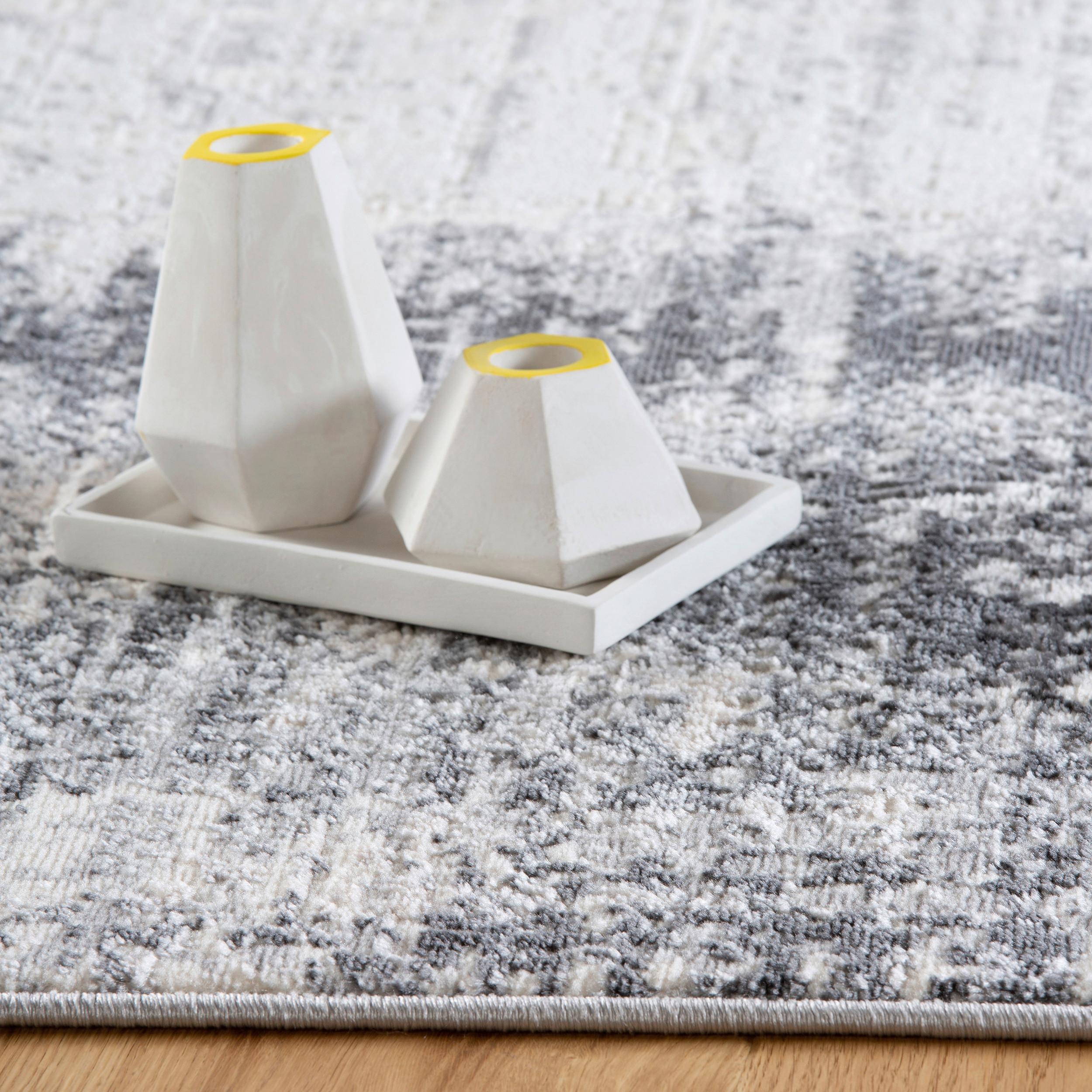 Webteppich My Salsa Grau ca. 160x230cm - Grau, Design, Textil (160/230cm) - Obsession